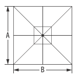 Trend Piktorgramm quadrat